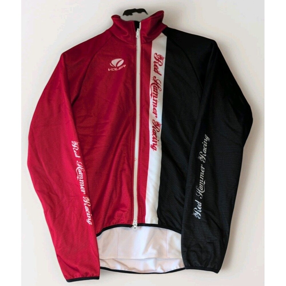 Voler Bicycle Jacket Black & Red Men's Sz Large Red Lammer Racing